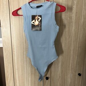 Naked Wardrobe Baby Blue Bodysuit